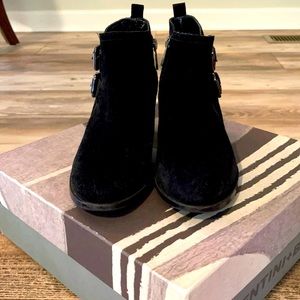 Black Suede Booties